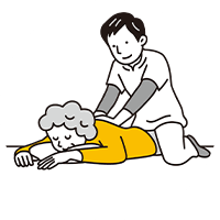 交通事故施術・むち打ち施術開始